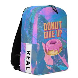 Donut Give Up Minimalist Backpack