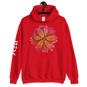 Red Floral Unisex Hoodie